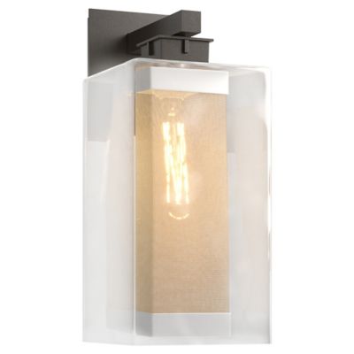 Hubbardton Forge Polaris Outdoor Wall Sconce - Color: Bronze - Size: Large 