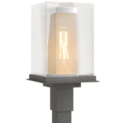 Hubbardton Forge Polaris Outdoor Post Light - Color: Polished - Size: 1 lig