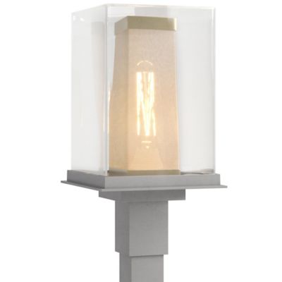 Hubbardton Forge Polaris Outdoor Post Light - Color: Polished - Size: 1 lig