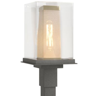 Hubbardton Forge Polaris Outdoor Post Light - Color: Polished - Size: 1 lig