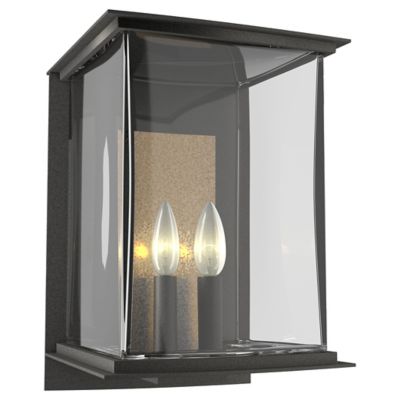 Hubbardton Forge Kingston Outdoor Wall Sconce - Color: Silver - Size: Large