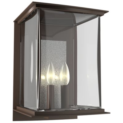 Hubbardton Forge Kingston Outdoor Wall Sconce - Color: Bronze - Size: Large