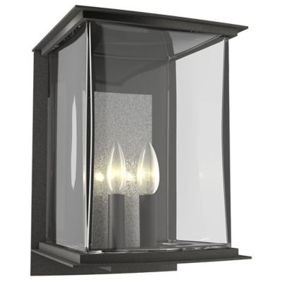 Hubbardton Forge Kingston Outdoor Wall Sconce - Color: Silver - Size: Large