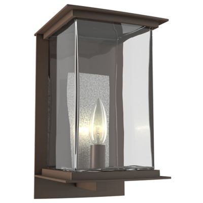 Hubbardton Forge Kingston Outdoor Wall Sconce - Color: Bronze - Size: Mediu