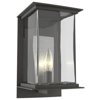 Hubbardton Forge Kingston Outdoor Wall Sconce - Color: Silver - Size: Mediu