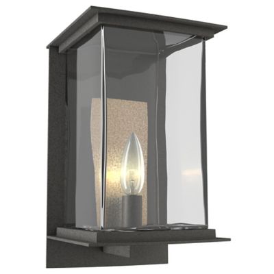 Hubbardton Forge Kingston Outdoor Wall Sconce - Color: Silver - Size: Mediu