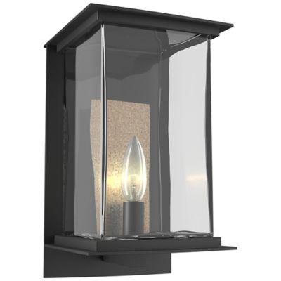 Hubbardton Forge Kingston Outdoor Wall Sconce - Color: Black - Size: Medium