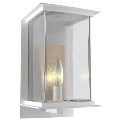 Hubbardton Forge Kingston Outdoor Wall Sconce - Color: White - Size: Medium