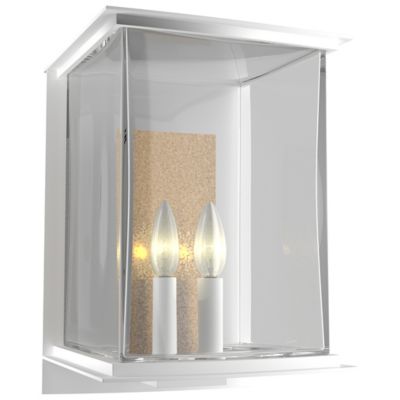 Hubbardton Forge Kingston Outdoor Wall Sconce - Color: White - Size: Large 