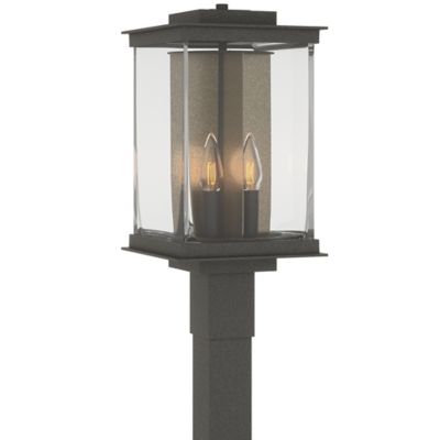 Hubbardton Forge Kingston Outdoor Post Light - Color: Polished - Size: 4 li