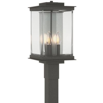 Hubbardton Forge Kingston Outdoor Post Light - Color: Polished - Size: 4 li