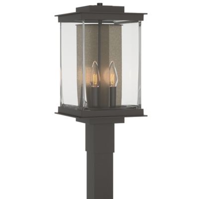 Hubbardton Forge Kingston Outdoor Post Light - Color: Oil Rubbed - Size: 4 