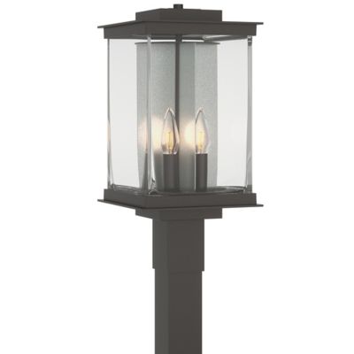 Hubbardton Forge Kingston Outdoor Post Light - Color: Oil Rubbed - Size: 4 