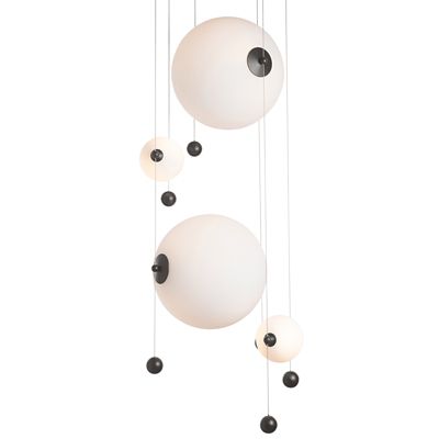 HBF2088734 Hubbardton Forge Abacus Round LED Multi-Light Pend sku HBF2088734