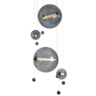 HBF2088741 Hubbardton Forge Abacus Round LED Multi-Light Pend sku HBF2088741