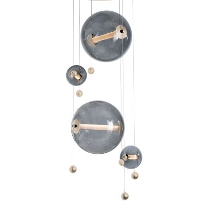 HBF2088747 Hubbardton Forge Abacus Round LED Multi-Light Pend sku HBF2088747