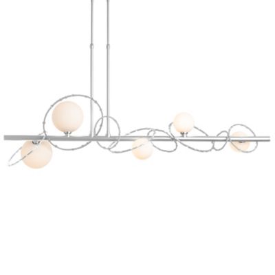 Hubbardton Forge Olympus Linear Chandelier Light - Color: Polished - Size: 