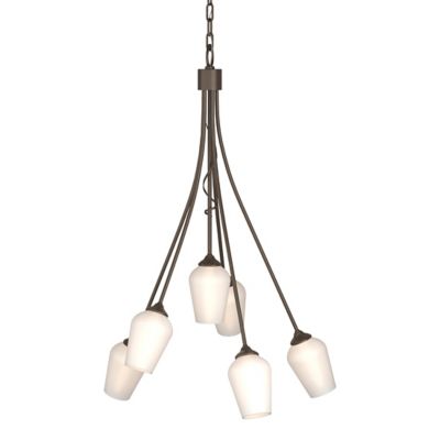 Hubbardton Forge Flora Multi-Light Pendant Light - Color: Matte - Size: 6 l