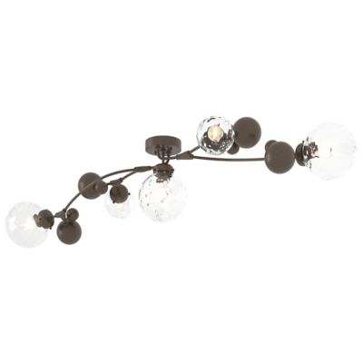 Hubbardton Forge Sprig Semi-Flushmount Light - Color: Bronze - Size: 5 ligh