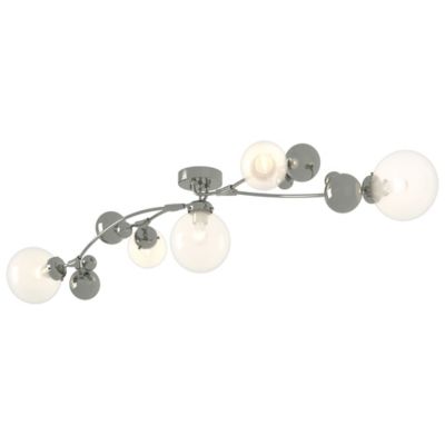 Hubbardton Forge Sprig Semi-Flushmount Light - Color: Silver - Size: 5 ligh