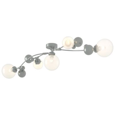 Hubbardton Forge Sprig Semi-Flushmount Light - Color: Silver - Size: 5 ligh