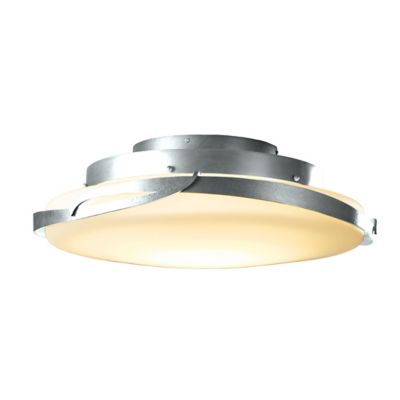 Hubbardton Forge Flora LED Flushmount Light - Color: Silver - Size: 1 light