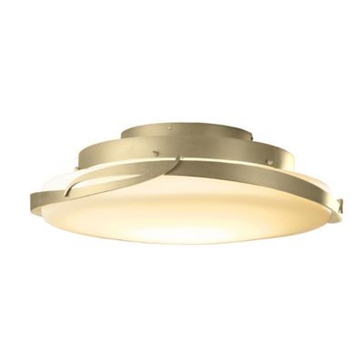 Hubbardton Forge Flora LED Flushmount Light - Color: Gold - Size: 1 light -