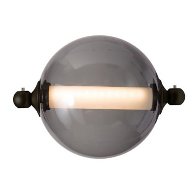 Hubbardton Forge Abacus LED Glass Module - Color: Grey - Size: Small - 9052