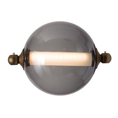 Hubbardton Forge Abacus LED Glass Module - Color: Grey - Size: Small - 9052