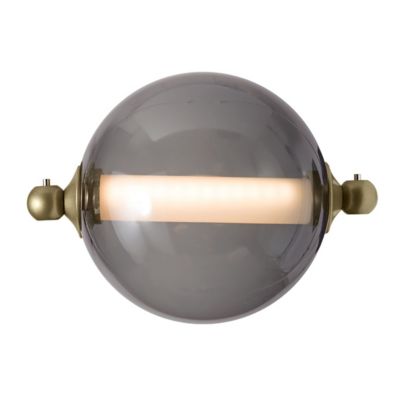 Hubbardton Forge Abacus LED Glass Module - Color: Grey - Size: Small - 9052