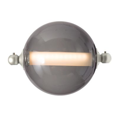 Hubbardton Forge Abacus LED Glass Module - Color: Grey - Size: Small - 9052