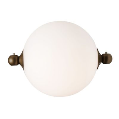 Hubbardton Forge Abacus LED Glass Module - Color: White - Size: Small - 905