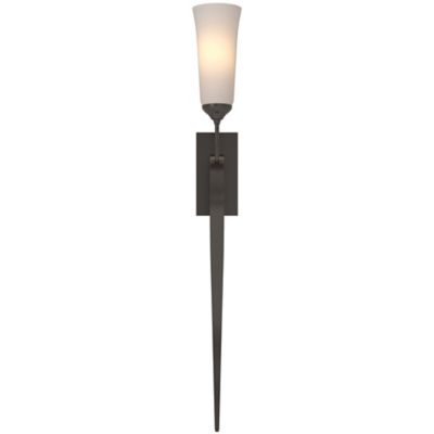 Hubbardton Forge Sweeping Taper Wall Sconce - Color: Bronze - Size: Large -