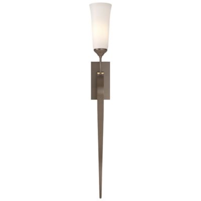 Hubbardton Forge Sweeping Taper Wall Sconce - Color: Bronze - Size: Large -