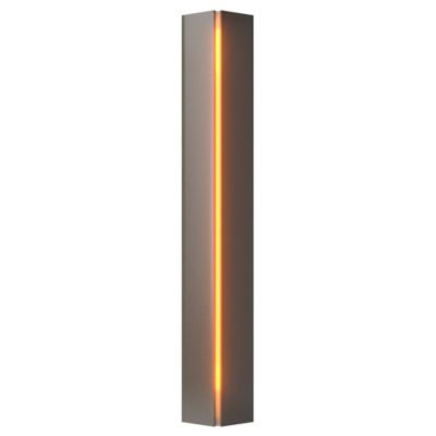 Hubbardton Forge Gallery Small Wall Sconce - Color: Grey - Size: 3 light - 