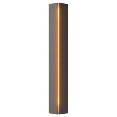 Hubbardton Forge Gallery Small Wall Sconce - Color: Grey - Size: 3 light - 