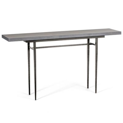 Hubbardton Forge Wick Console Table - Color: Grey - Size: 60 - 750108-10