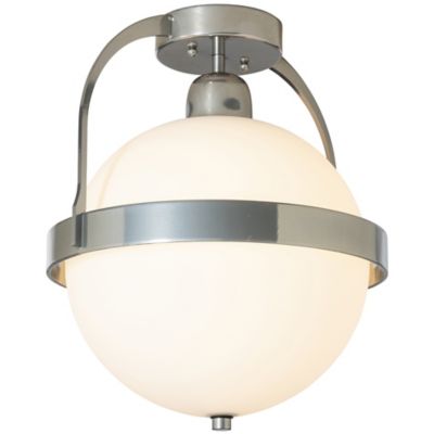 Hubbardton Forge Atlas Semi-Flushmount Light - Color: Silver - Size: 1 ligh