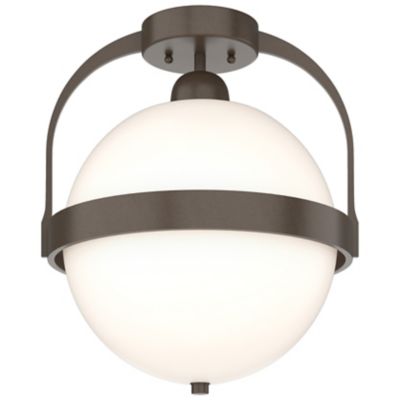 Hubbardton Forge Atlas Semi-Flushmount Light - Color: Bronze - Size: 1 ligh