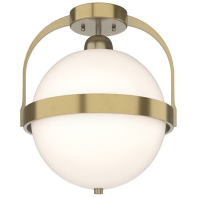 Hubbardton Forge Atlas Semi-Flushmount Light - Color: Brass - Size: 1 light