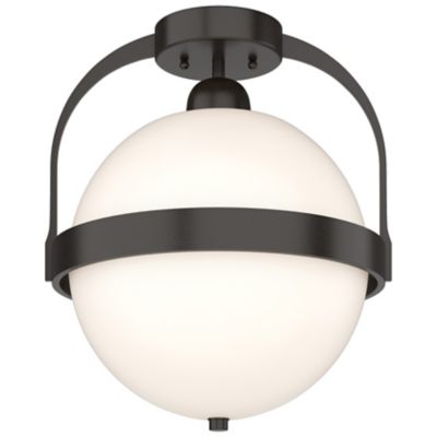 Hubbardton Forge Atlas Semi-Flushmount Light - Color: Bronze - Size: 1 ligh