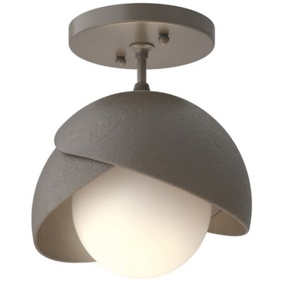 Hubbardton Forge Brooklyn 1-Light Double Shade Semi-Flushmount Light - Colo