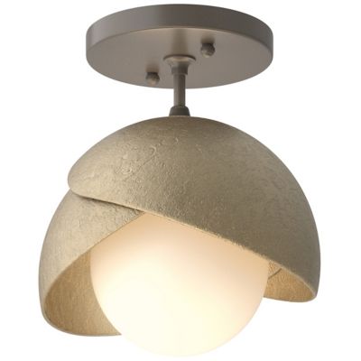 Hubbardton Forge Brooklyn 1-Light Double Shade Semi-Flushmount Light - Colo