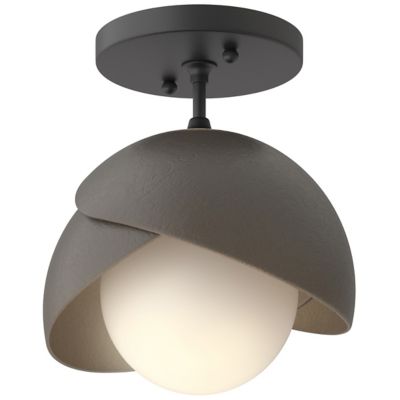 Hubbardton Forge Brooklyn 1-Light Double Shade Semi-Flushmount Light - Colo