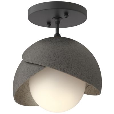 Hubbardton Forge Brooklyn 1-Light Double Shade Semi-Flushmount Light - Colo