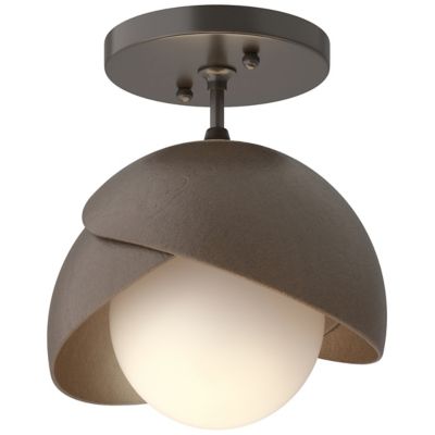 HBF2293283 Hubbardton Forge Brooklyn 1-Light Double Shade Sem sku HBF2293283