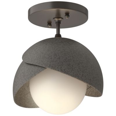 HBF2293287 Hubbardton Forge Brooklyn 1-Light Double Shade Sem sku HBF2293287