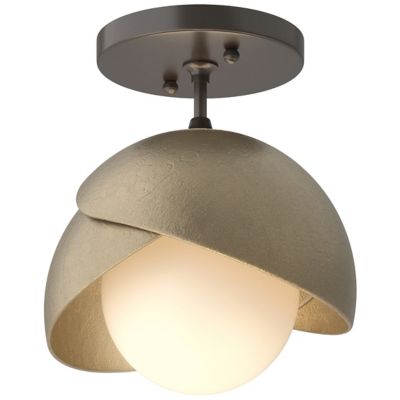 HBF2293284 Hubbardton Forge Brooklyn 1-Light Double Shade Sem sku HBF2293284