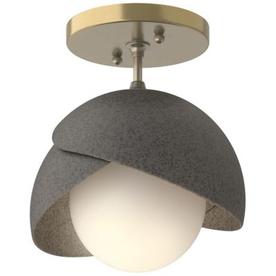 HBF2293303 Hubbardton Forge Brooklyn 1-Light Double Shade Sem sku HBF2293303