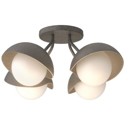 Hubbardton Forge Brooklyn 4-Light Single Shade Semi-Flushmount Light - Colo